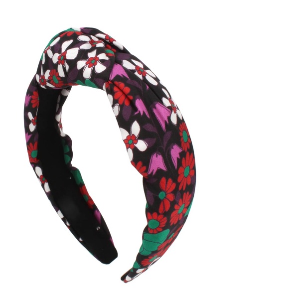 KATE SPADE NEW YORK floral medley knot silk headband - Picture 1 of 10